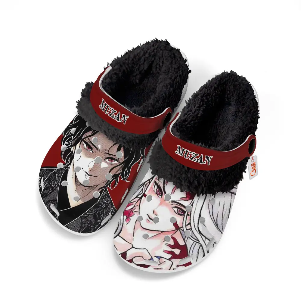 Muzan Kibutsuji Edition Fleece-Lined Clogs Personalized Name