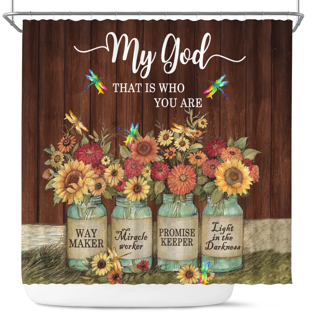 My God That Is Who You Are Shower Curtain