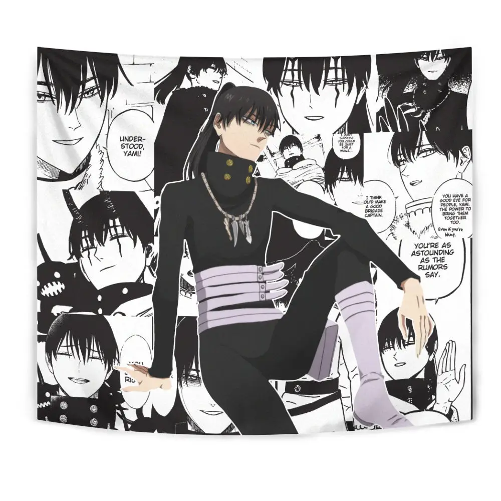 Nacht Faust Tapestry Custom Black Clover Anime Manga Room Wall Decor