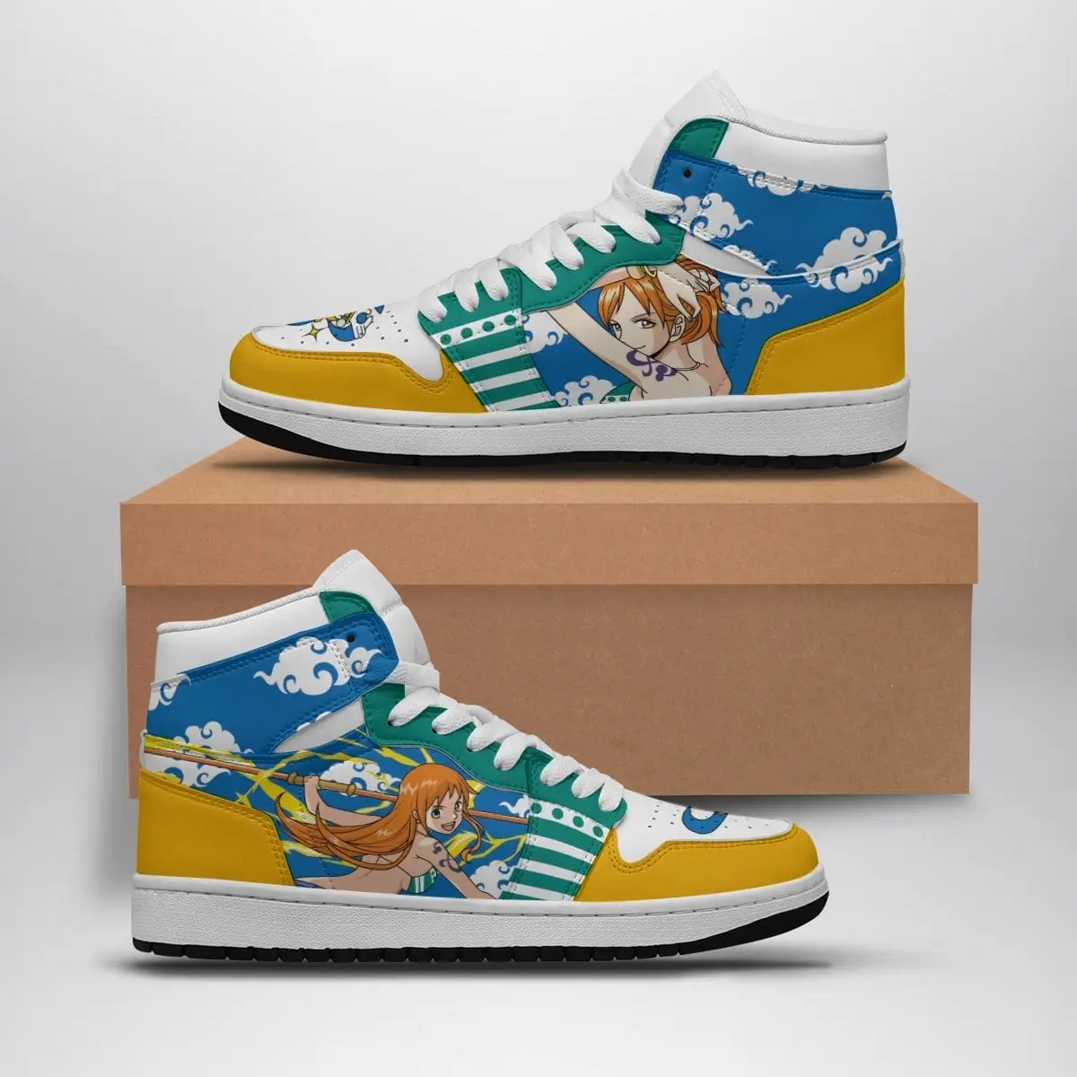 Nami One Piece Air Jordan 1 Shoes