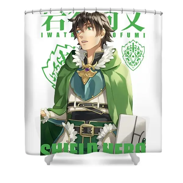 Naofumi Character Rising Of The Shield Hero Anime Shower Curtain | Anime Shower Curtains