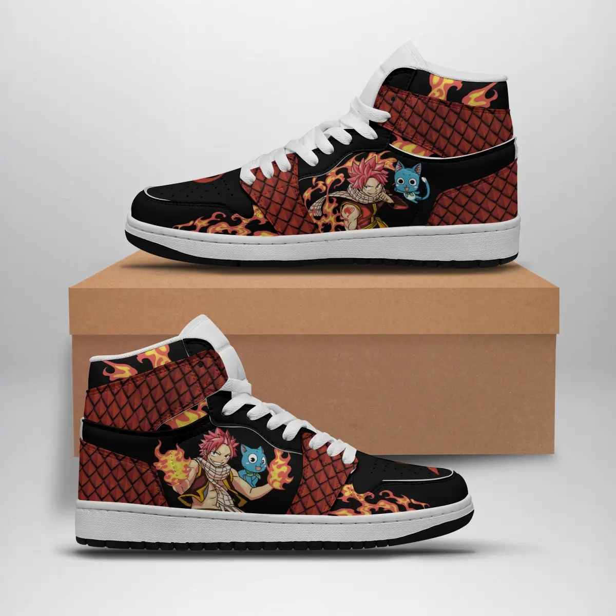 Natsu Dragneel Fairy Tail Air Jordan 1 Shoes