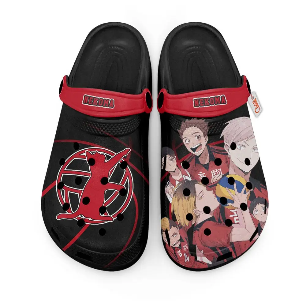 Nekoma Personalized Anime Clogs