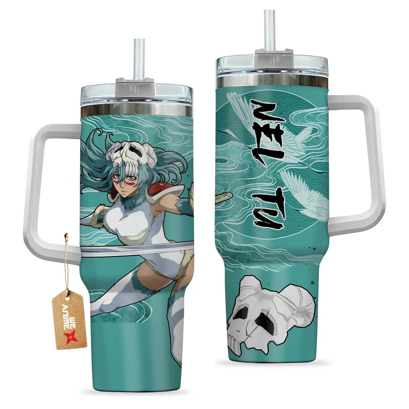 Nelliel Tu Odelschwanck Anime Custom Stanley Quencher 40oz Stainless Steel Tumbler With Handle Personalized Anime Cup  40 Oz Tumbler HG