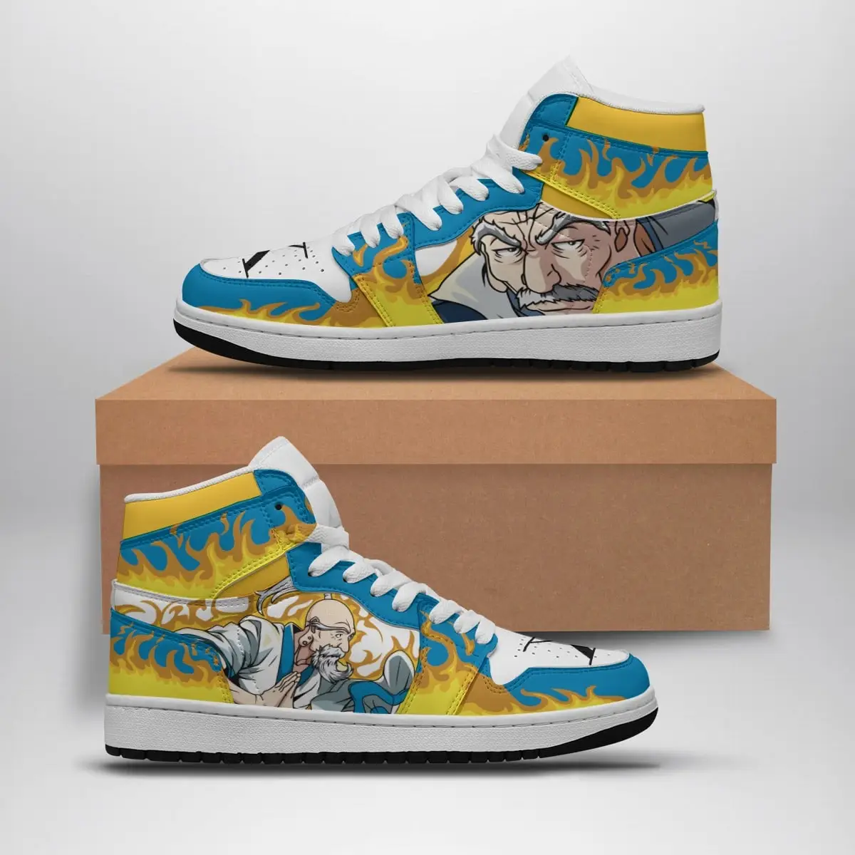 Netero Fire Hunter X Hunter Air Jordan 1 Shoes
