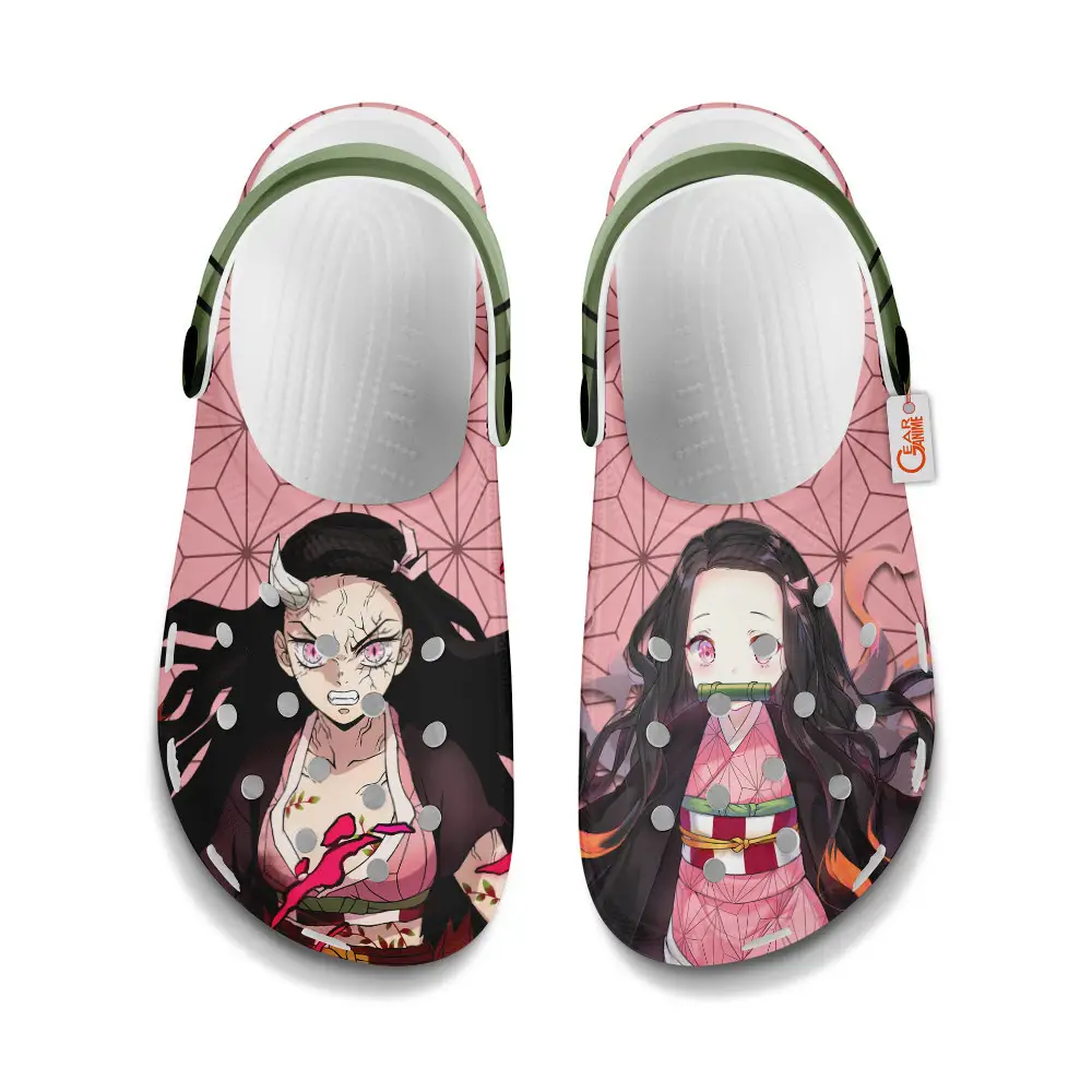 Nezuko Premium EVA Clogs Anime Cute vs Blood Demon Art
