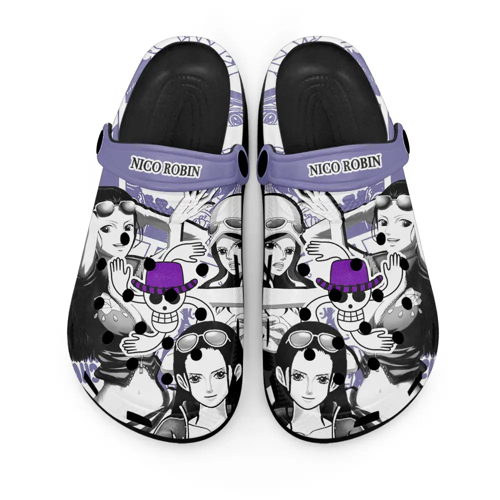 Nico Robin Personalized Anime Clogs