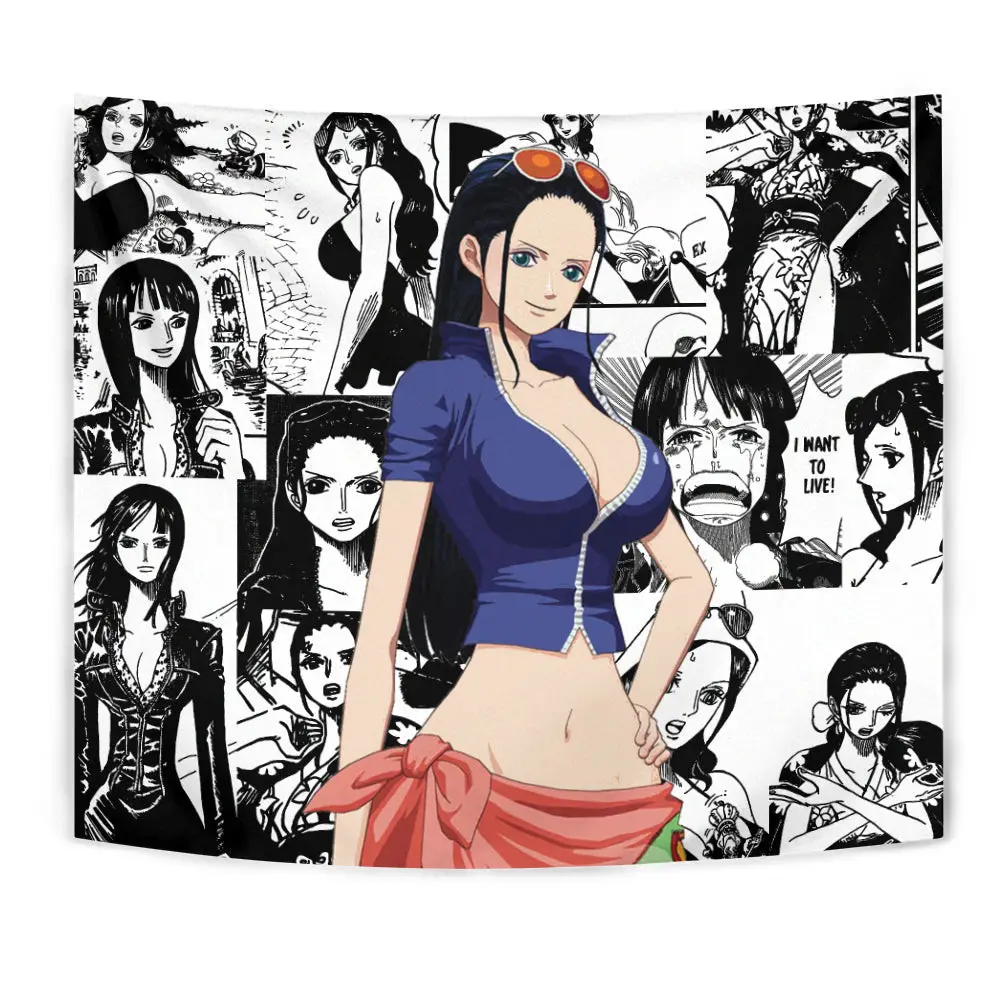 Nico Robin Tapestry Custom Anime Manga Room Wall Decor