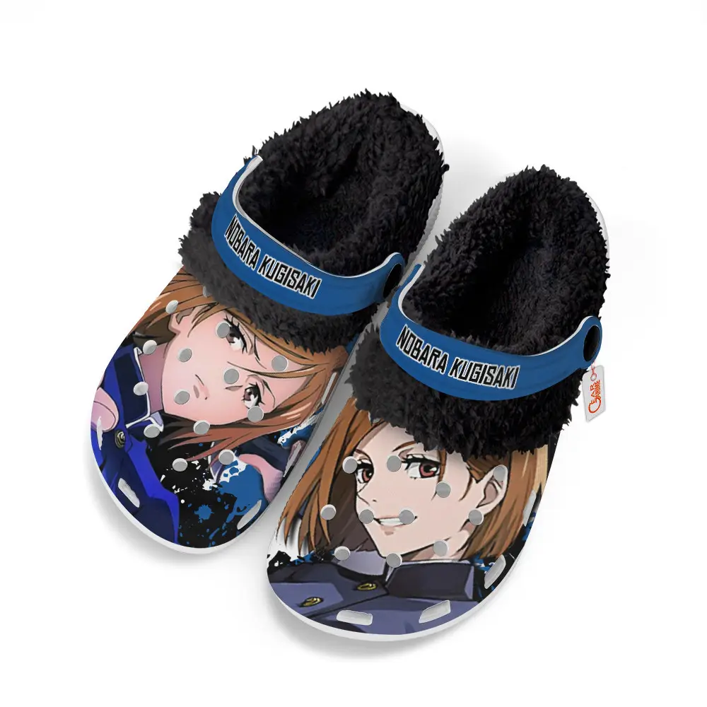Nobara Kugisaki Fleece-Lined Clogs Custom Name