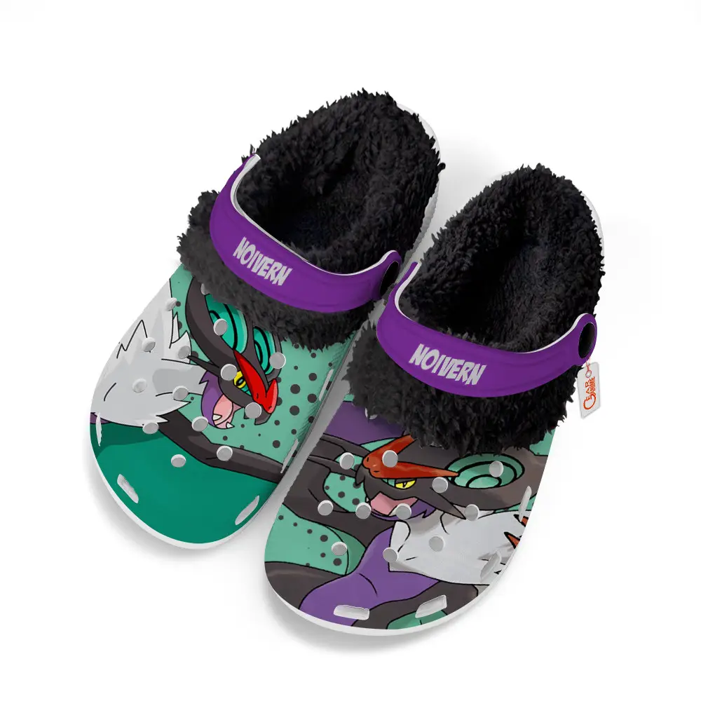 Noivern Edition Fleece-Lined Clogs Personalized Name
