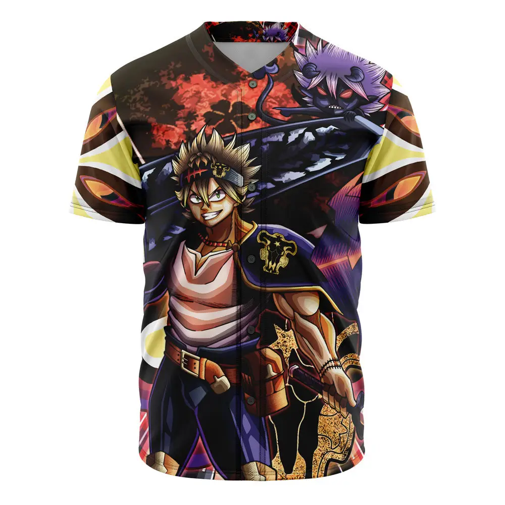Nysekai "Asta & Liebe" Black Clover Baseball Jerseys