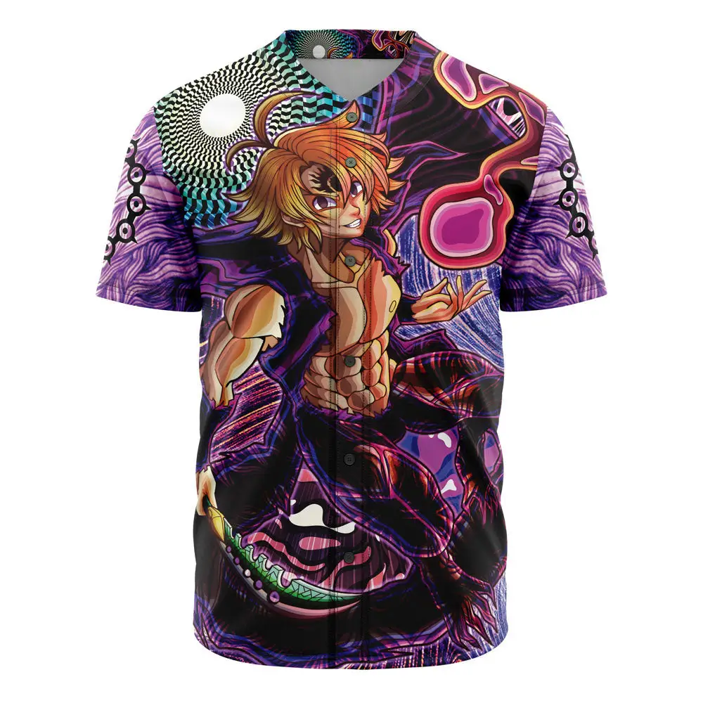 Nysekai "Meliodas Assault Mode" The Seven Deadly Sins Baseball Jersey