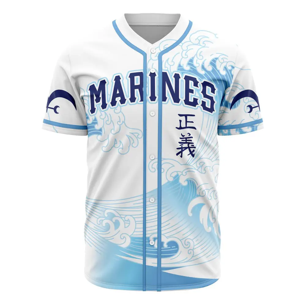 Nysekai "Monkey D. Garp The Marines" One Piece Baseball Jersey