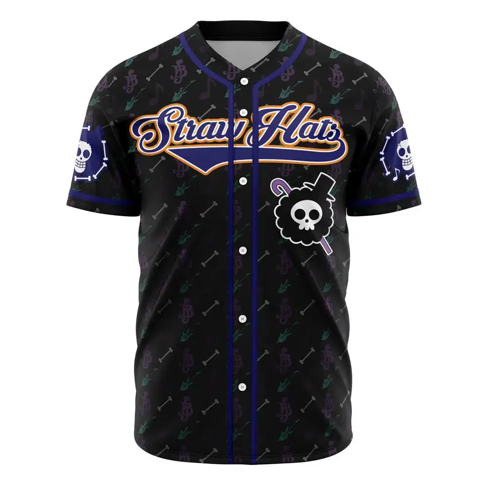 Nysekai "Straw Hats Brook One Piece Baseball Jersey