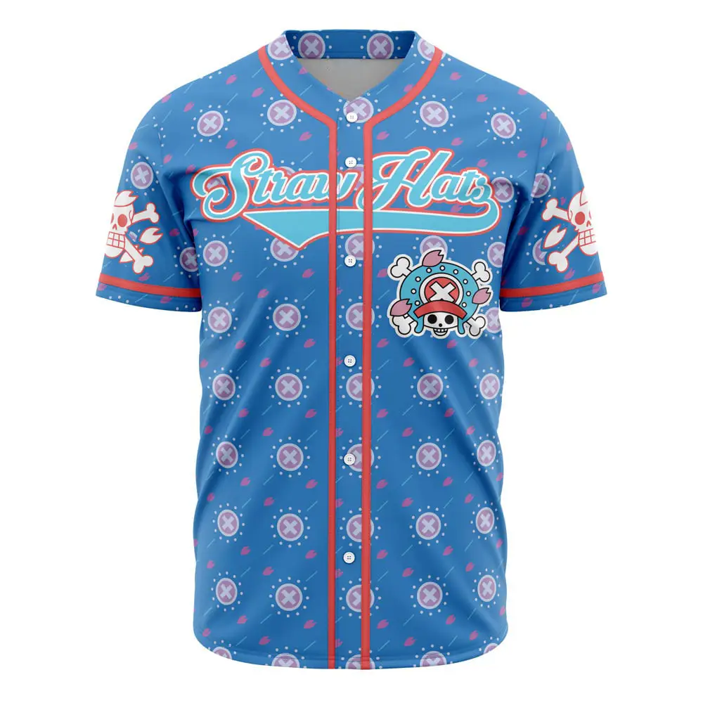 Nysekai "Straw Hats Chopper One Piece Baseball Jersey