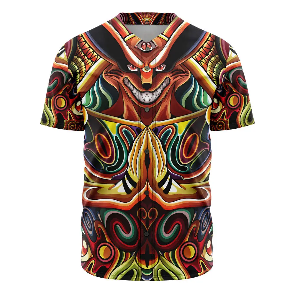 Nysekai "Trippy Naruto Baryon Mode Boruto Baseball Jersey