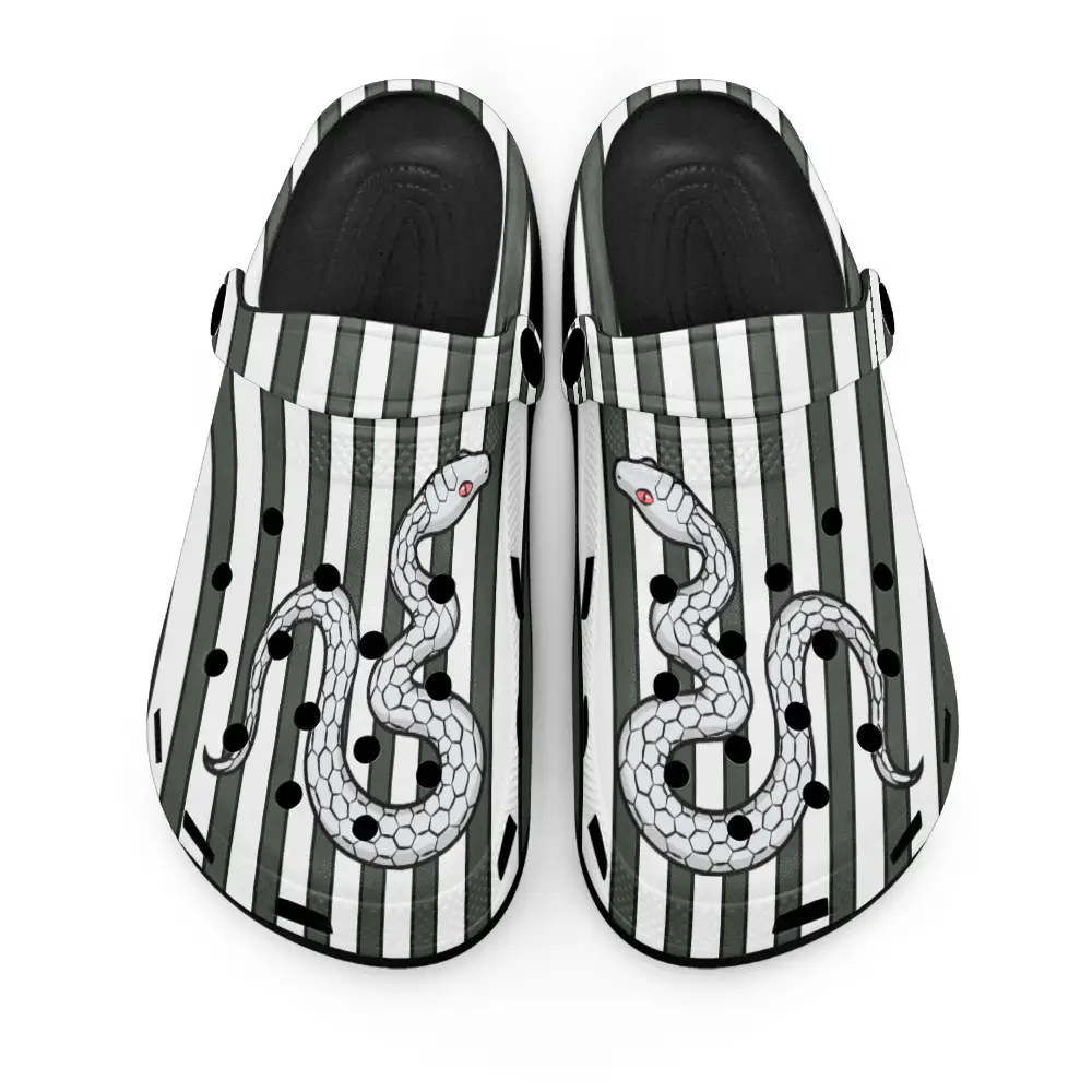 Obanai Iguro Edition Custom Anime Clogs Cosplay Style