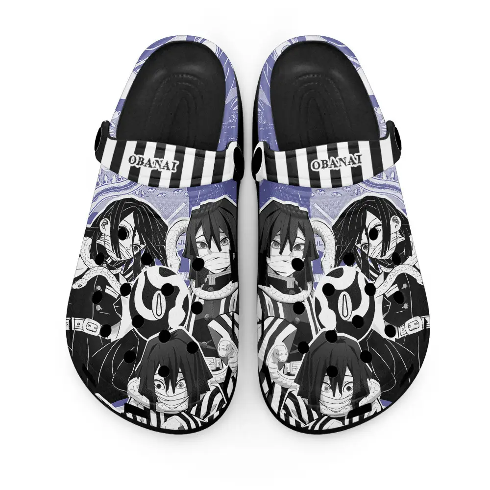 Obanai Iguro Premium EVA Clogs Custom Name