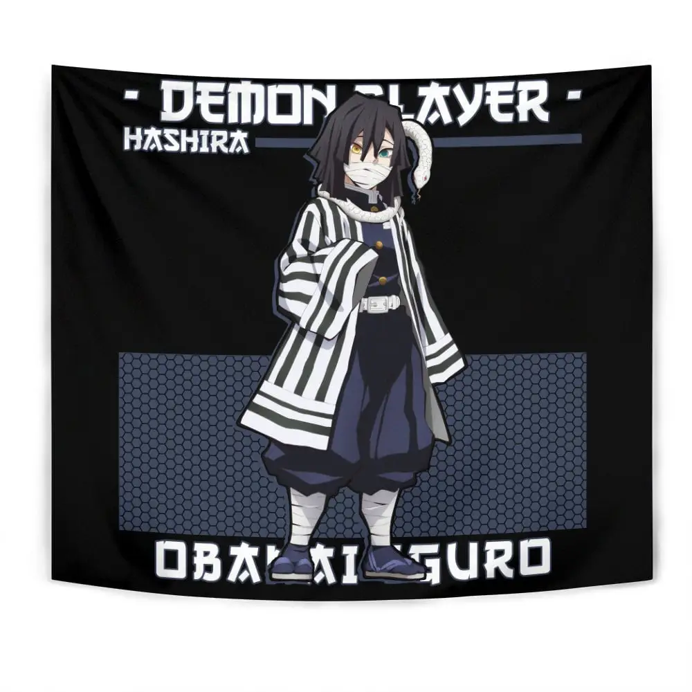 Obanai Iguro Tapestry Custom Anime Home Decor
