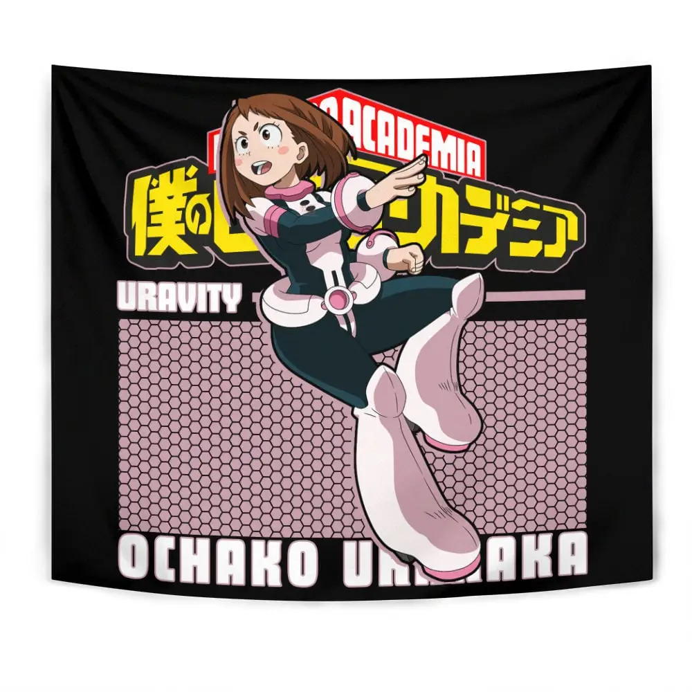 Ochako Uraraka Tapestry Custom Anime Home Decor