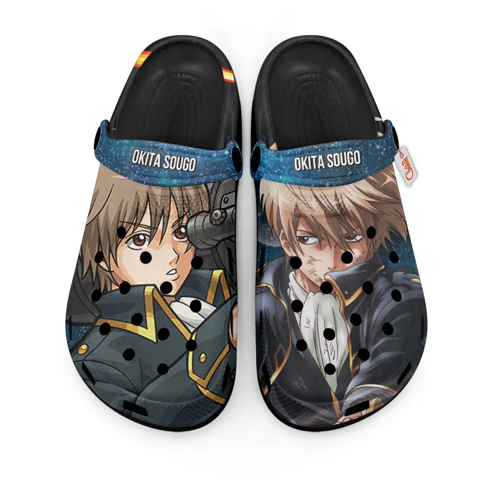 Okita Sougo Premium EVA Clogs Custom Name
