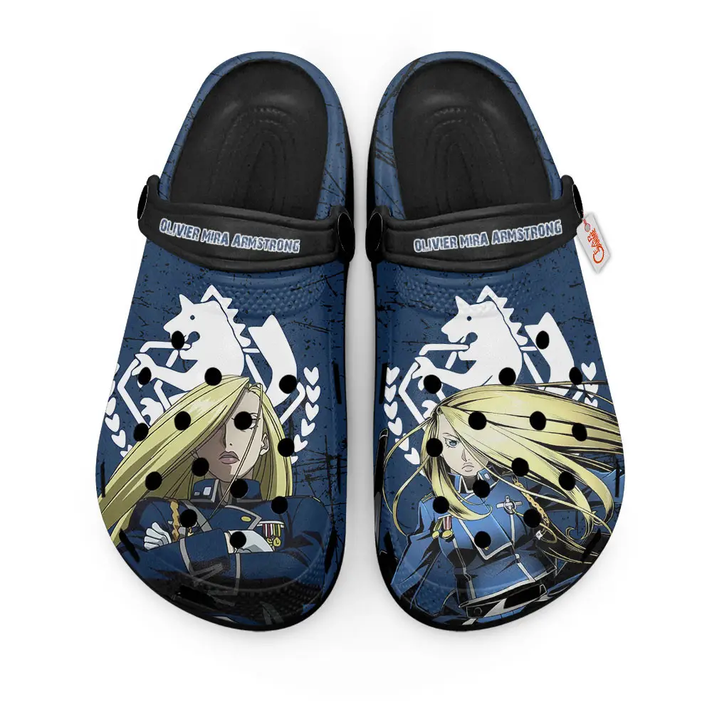Olivier Mira Armstrong Personalized Anime Clogs