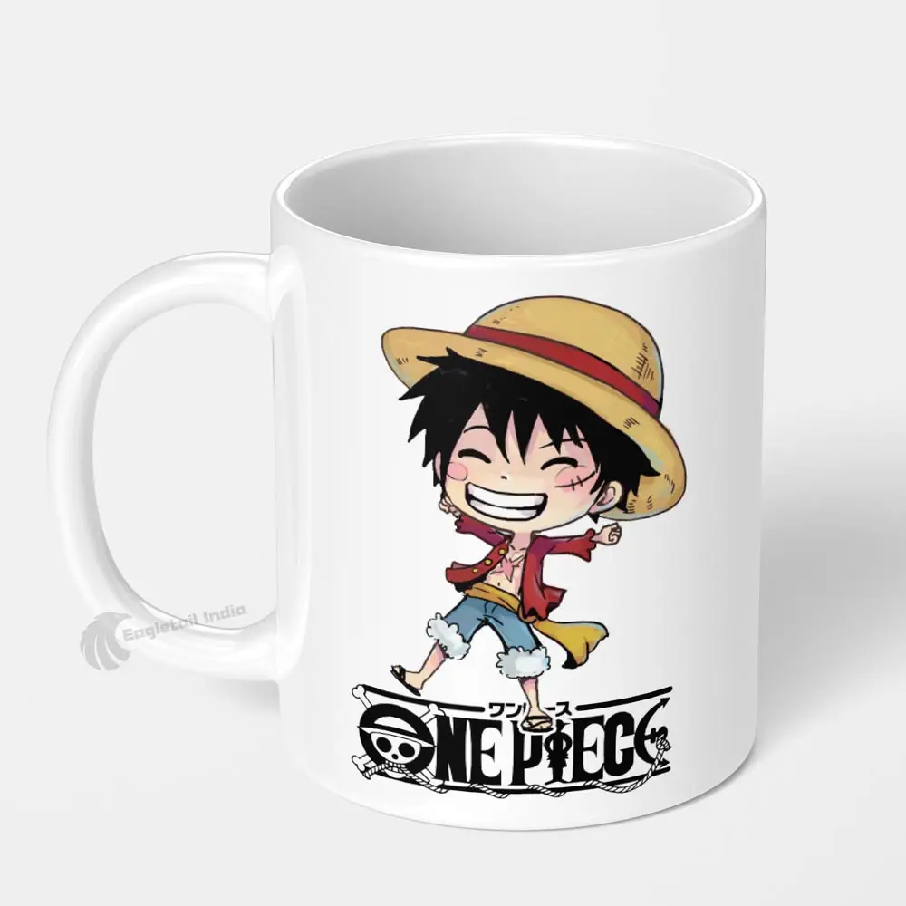 One Piece Anime Series Luffy Printed Coffee Mug - Eagletail India