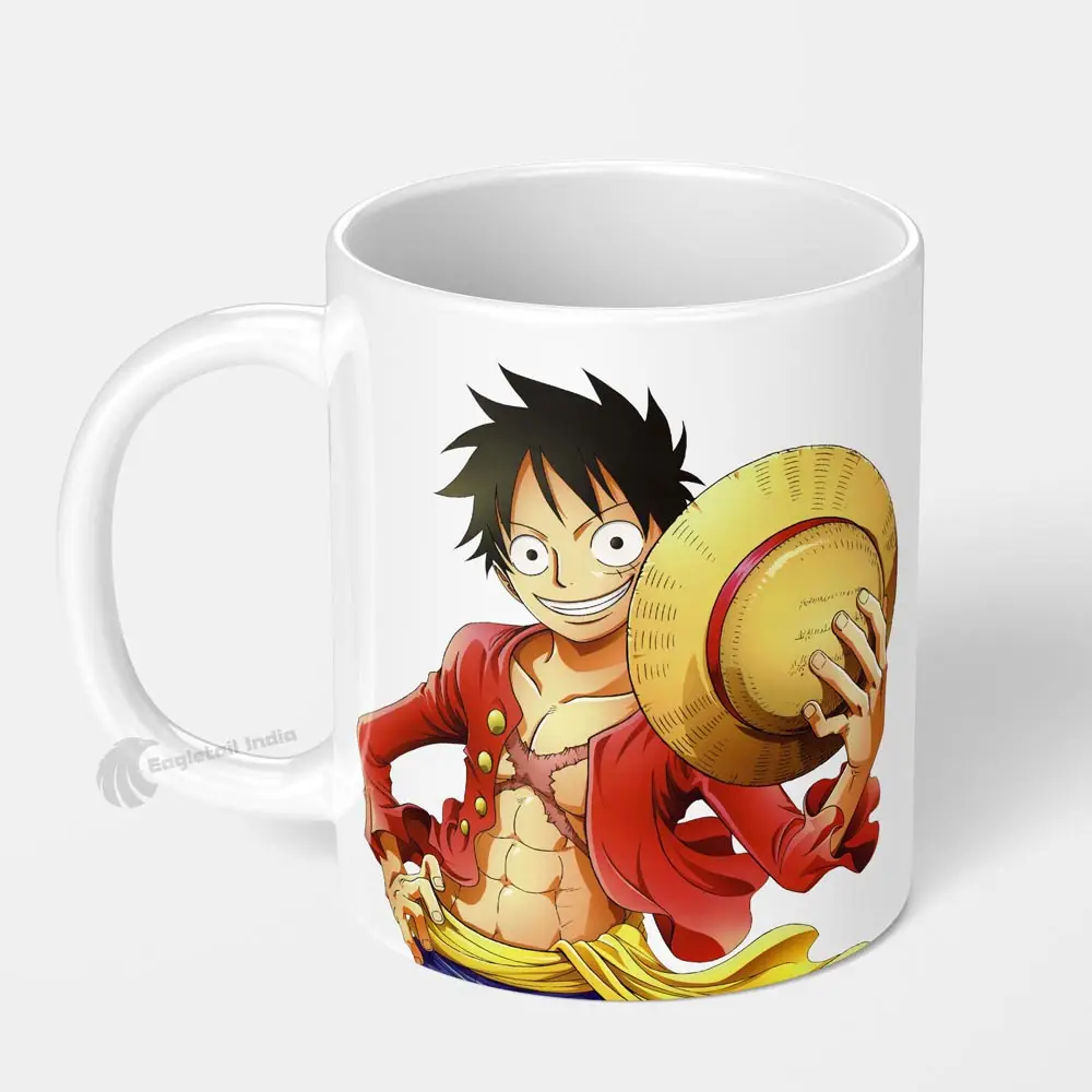 One Piece Anime Series Luffy Printed Coffee Mug - Eagletail India