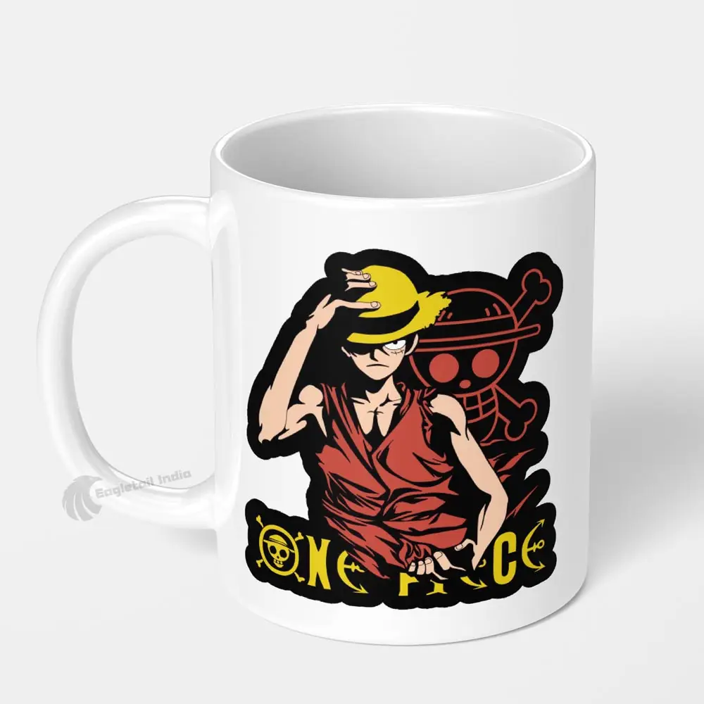 One Piece Anime Series Luffy Printed Coffee Mug - Eagletail India