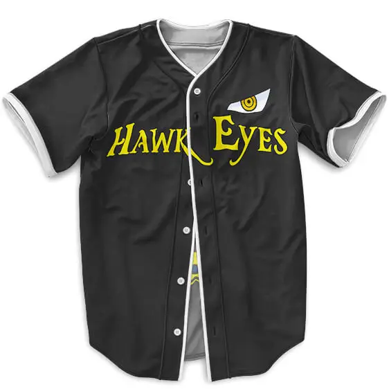 One Piece Dracule Mihawk Black Stylish Baseball Uniform (Kids & Adults)