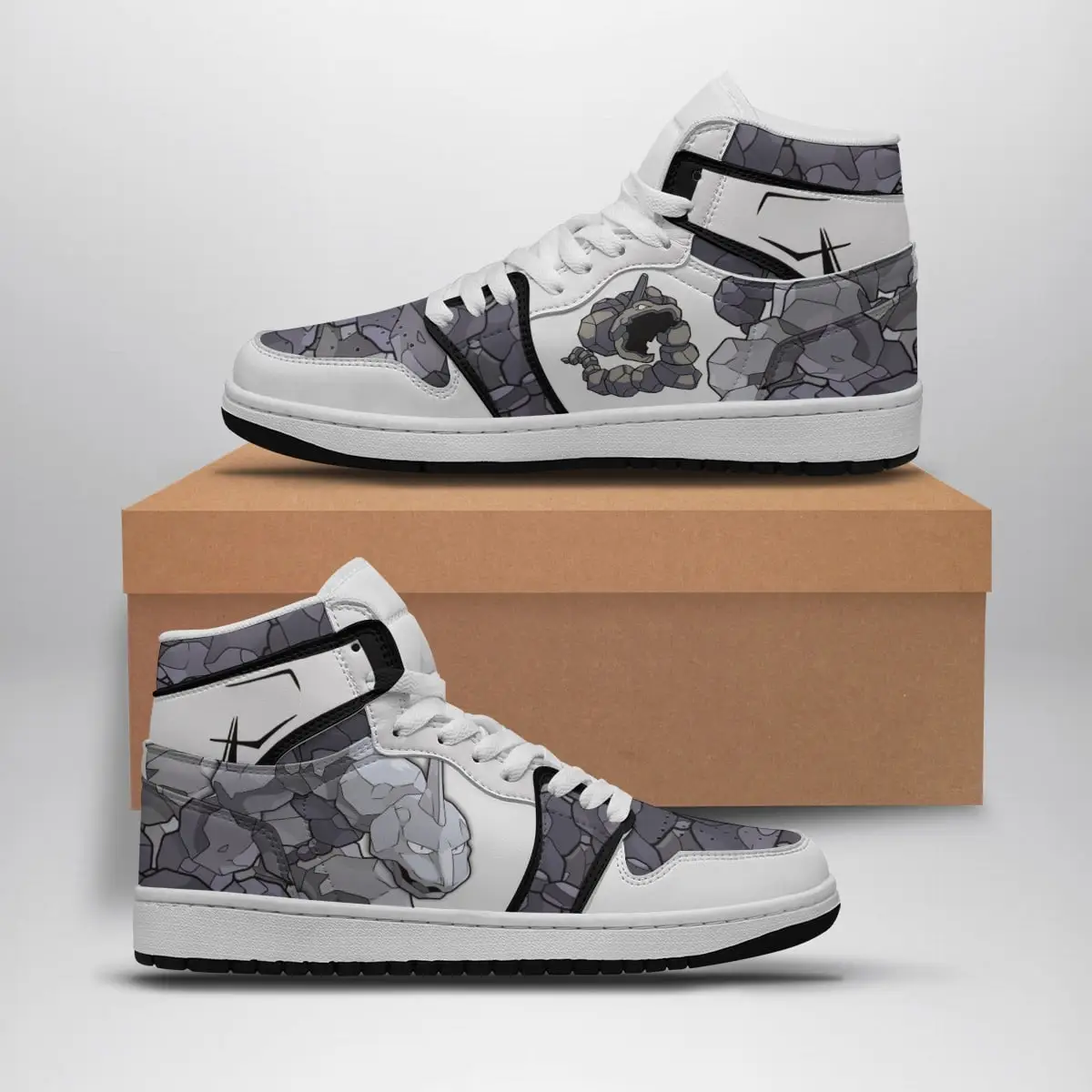 Onyx Pokemon Air Jordan 1 Shoes