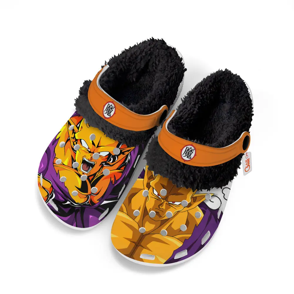Orange Piccolo Fleece-Lined Clogs
