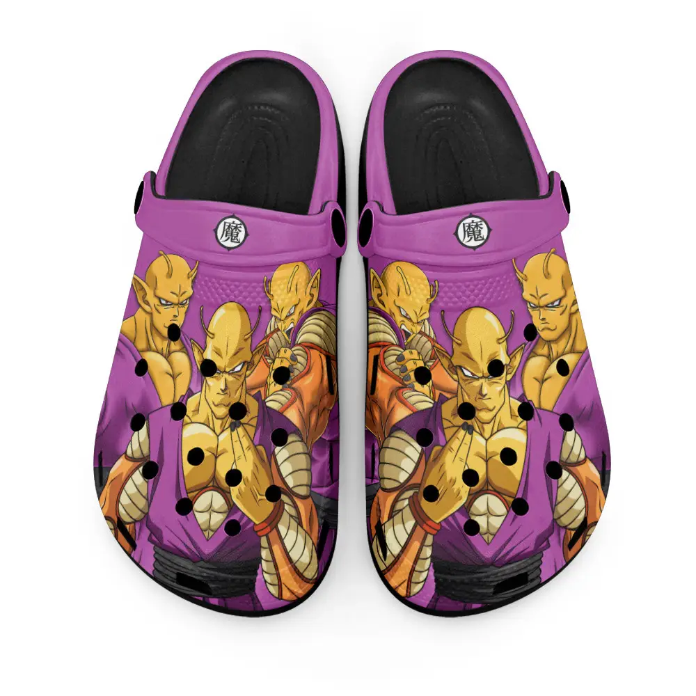Orange Piccolo Premium EVA Clogs Pattern Style