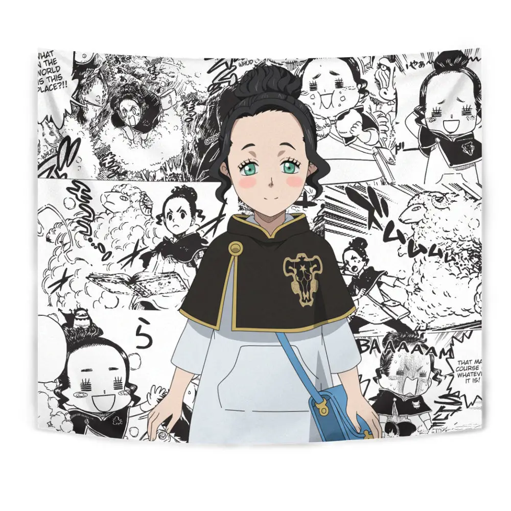 Papittson Charmy Tapestry Custom Black Clover Anime Manga Room Wall Decor