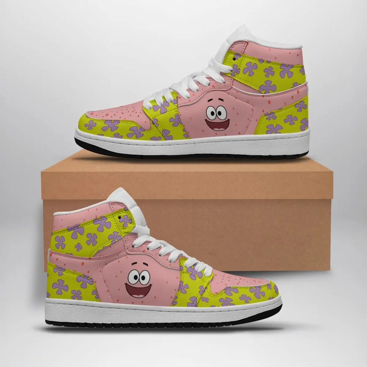 Patrick Outfit Spongebob Squarepants Air Jordan 1 Shoes