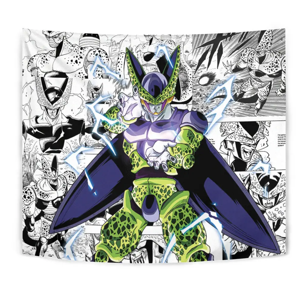 Perfect Cell Tapestry Custom Anime Manga Wall Decor