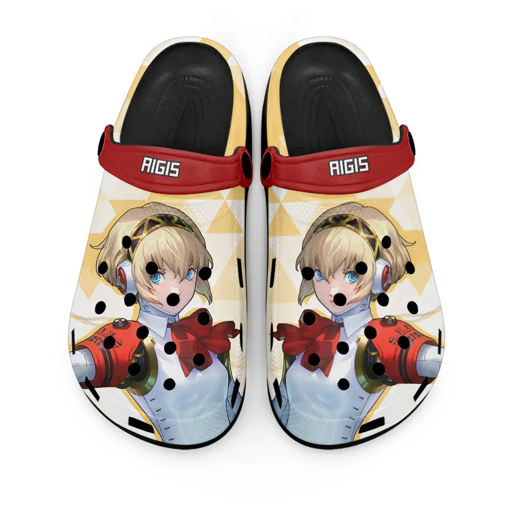 Persona Aigis Edition Premium Clogs for True Fans For Gamer