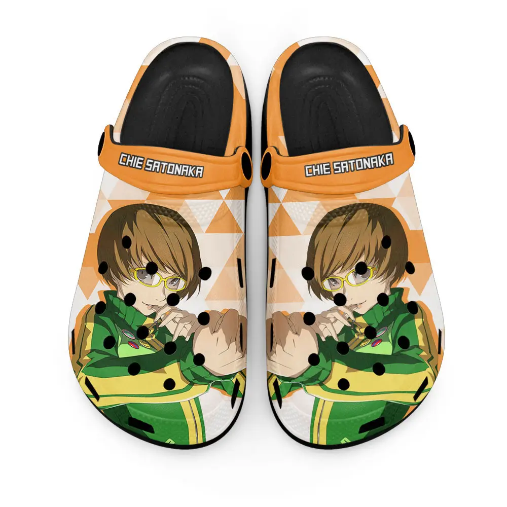 Persona Chie Satonaka Edition Premium Clogs for True Fans For Gamer