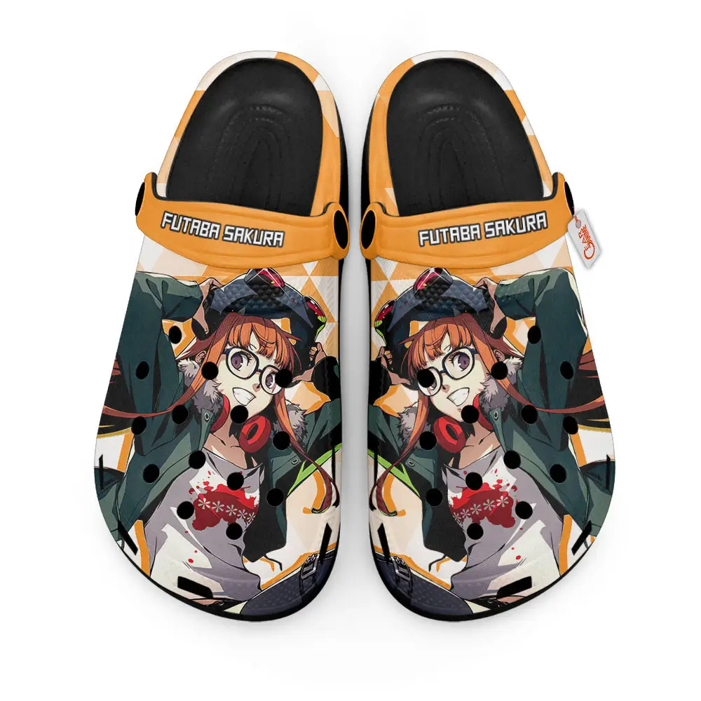 Persona Futaba Sakura Edition Premium Clogs for True Fans For Gamer