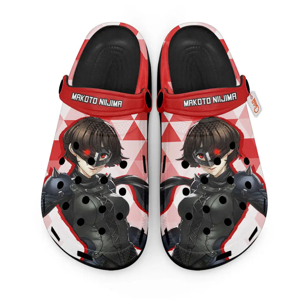 Persona Makoto Niijima Edition Premium Clogs for True Fans For Gamer