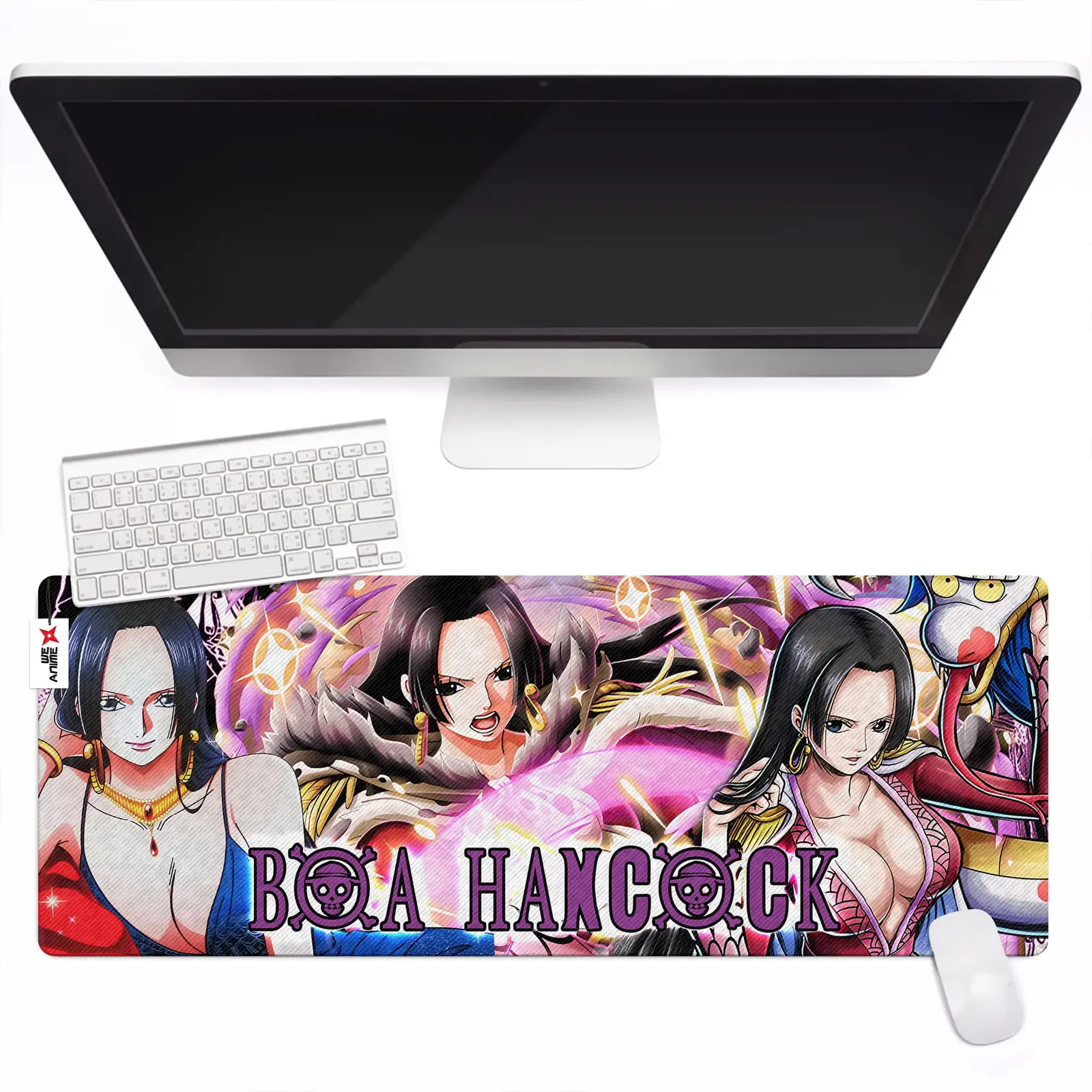 Personalized Name Anime Mouse Mats Custom Boa Hancock