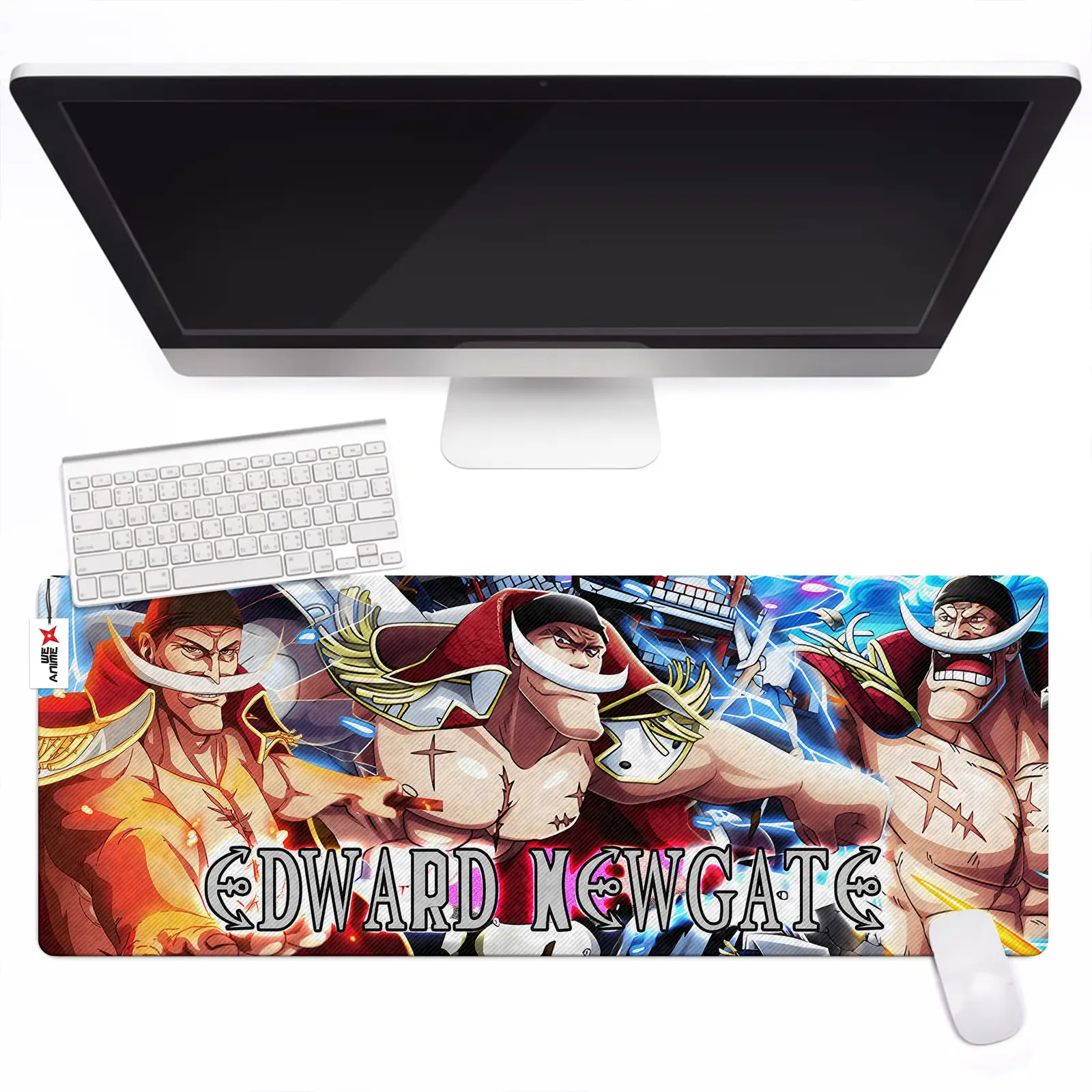 Personalized Name Anime Mouse Mats Custom Edward Newgate