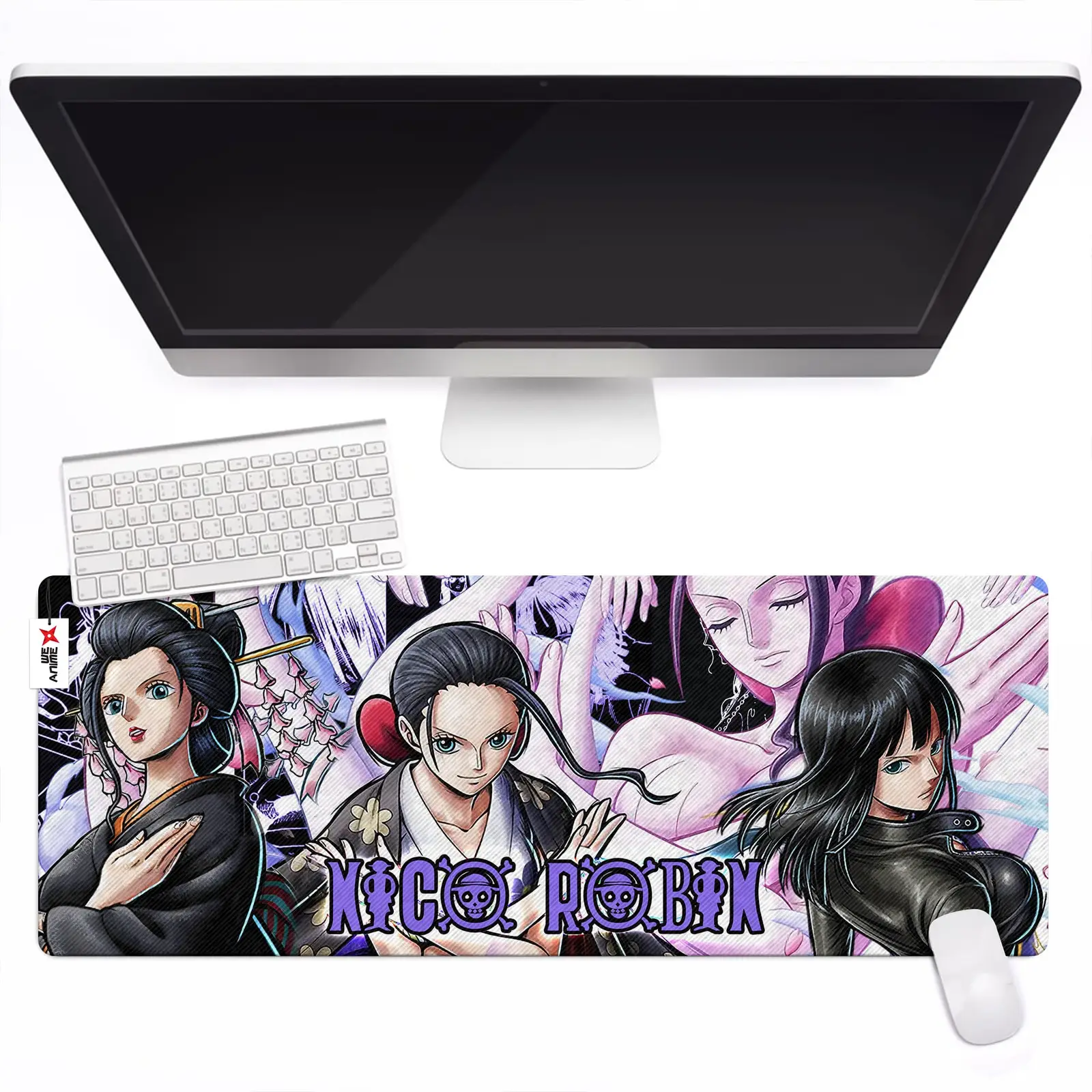 Personalized Name Anime Mouse Mats Custom Nico Robin