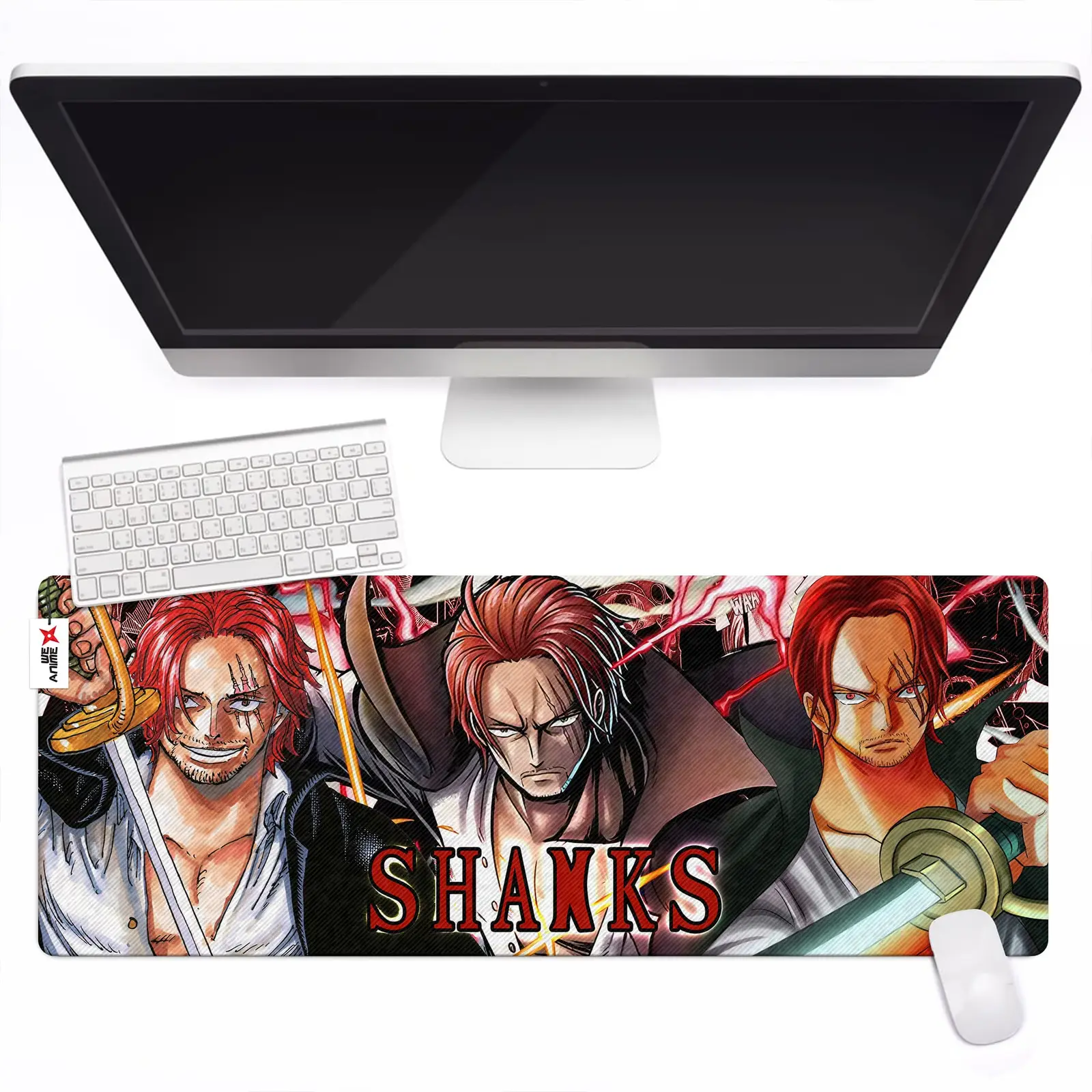 Personalized Name Anime Mouse Mats Custom Shanks