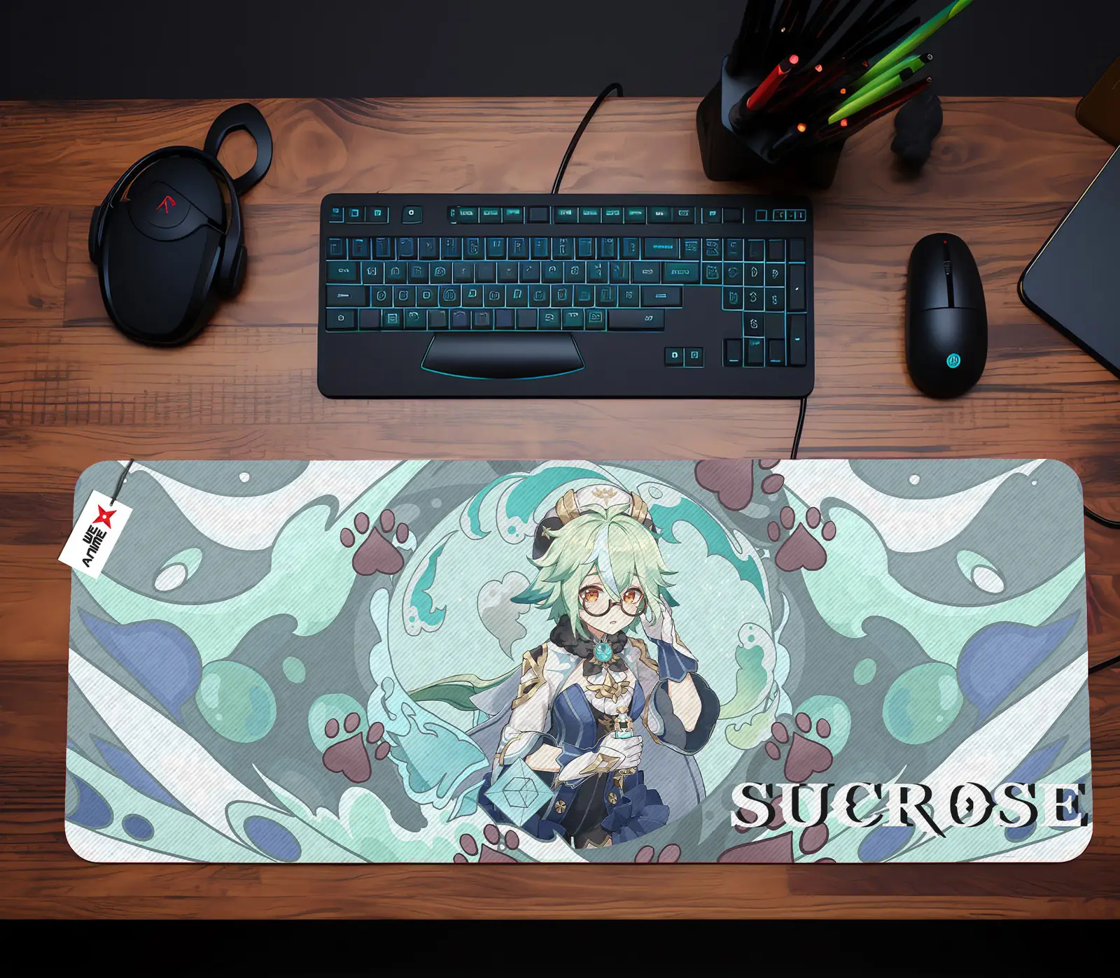 Personalized Name Anime Mouse Mats Custom Sucrose