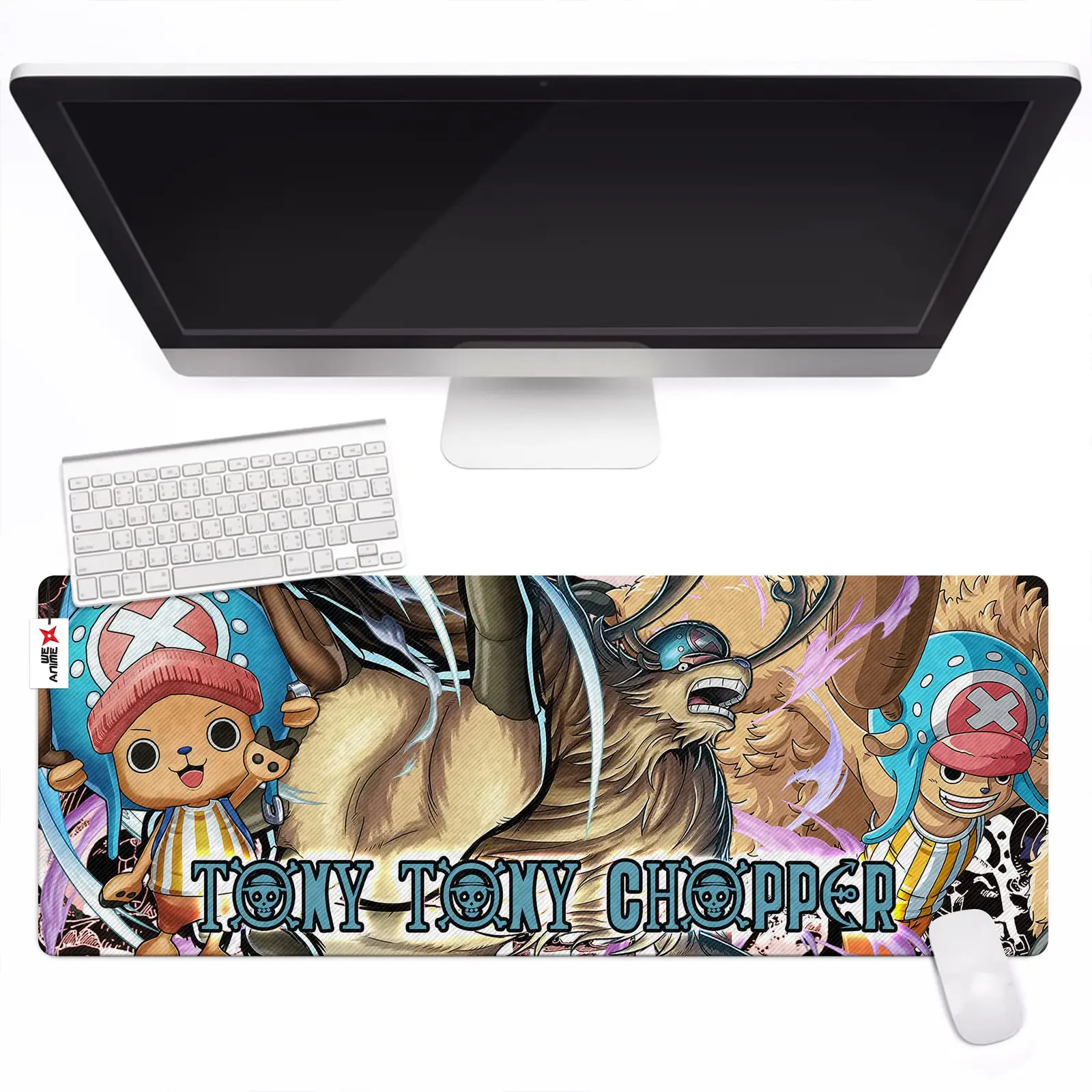 Personalized Name Anime Mouse Mats Custom Tony Tony Chopper