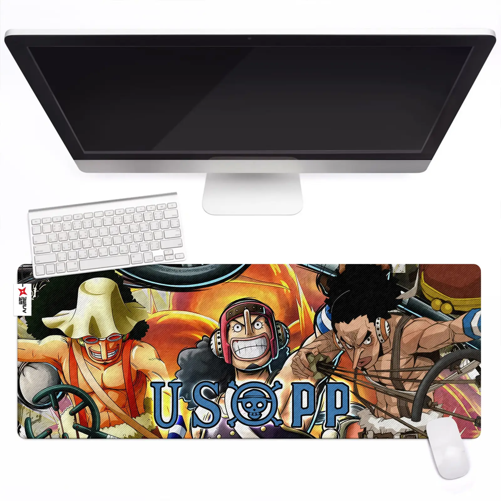 Personalized Name Anime Mouse Mats Custom Usopp