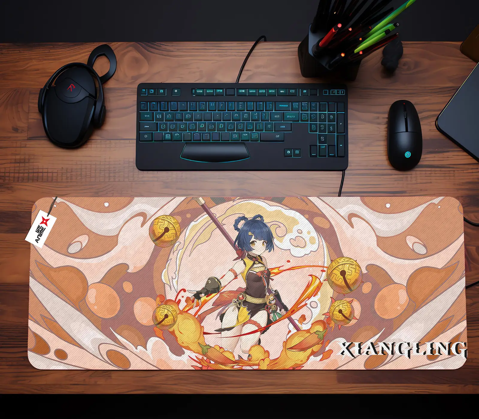 Personalized Name Anime Mouse Mats Custom Xiangling