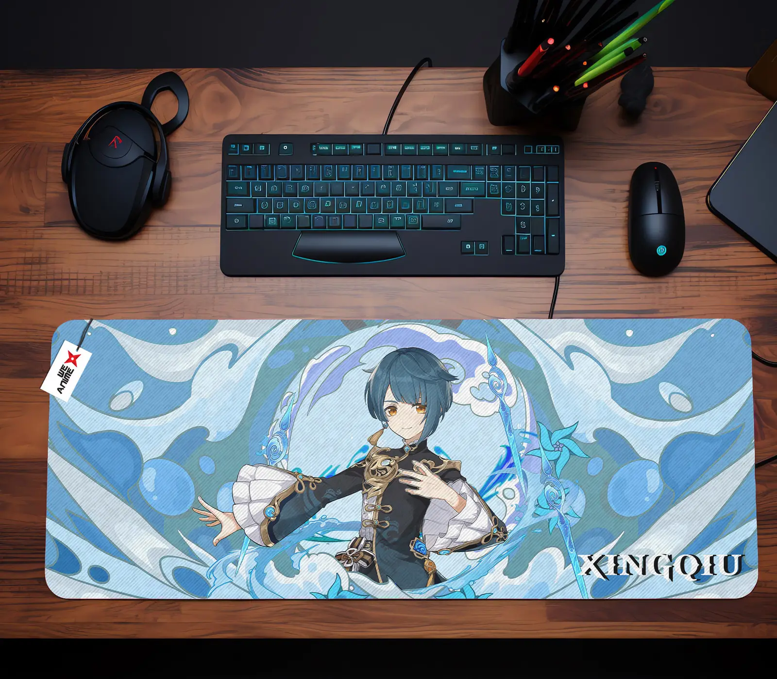Personalized Name Anime Mouse Mats Custom Xingqiu