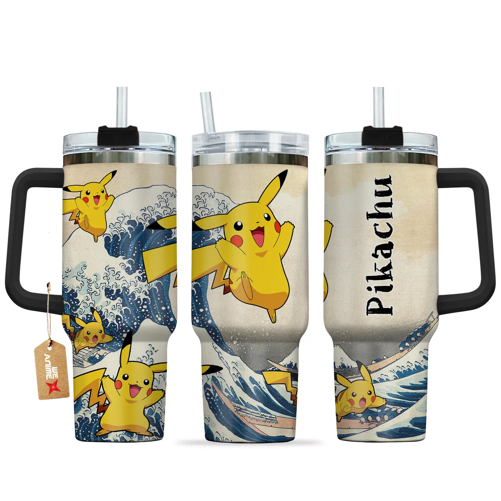 Pikachu Anime Tumbler 40oz Kanagawa Collection